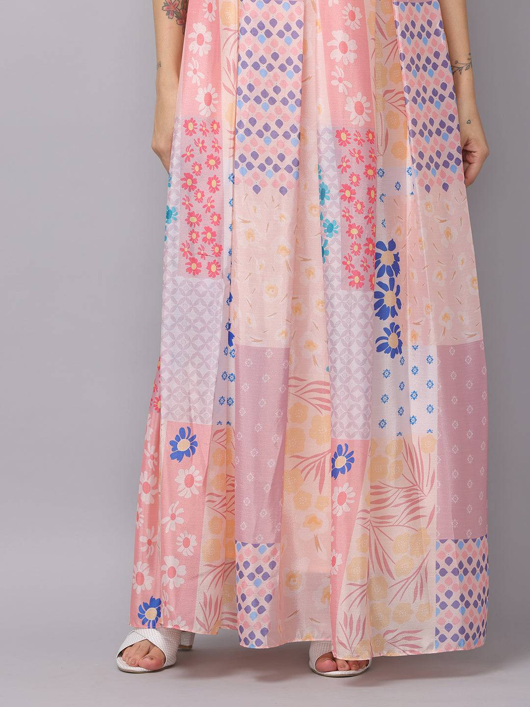 Serene Sunrise Corset Dress hem detail