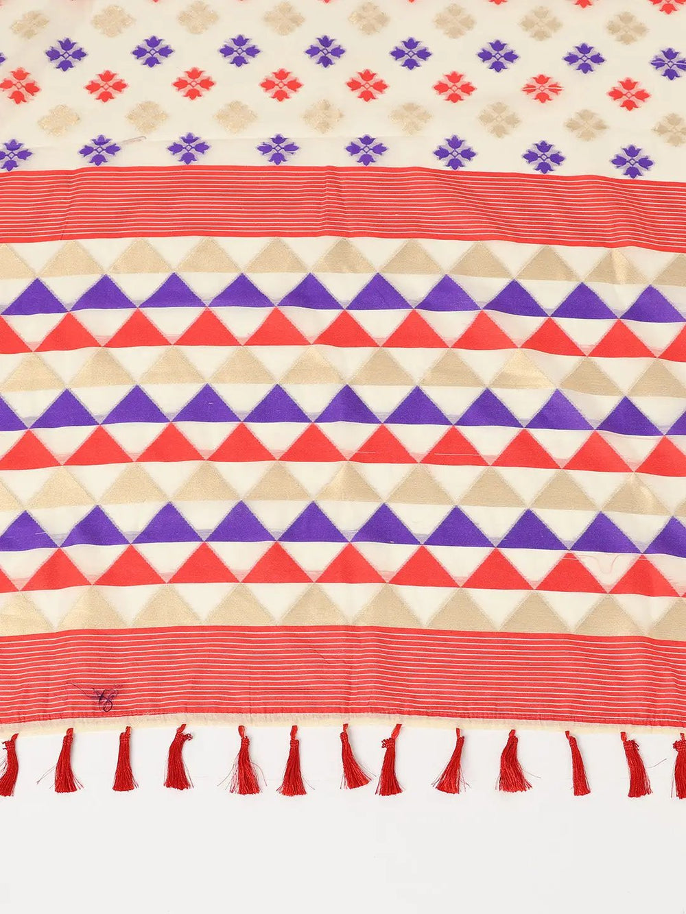  Dhakai Jamdani Cotton Silk Saree