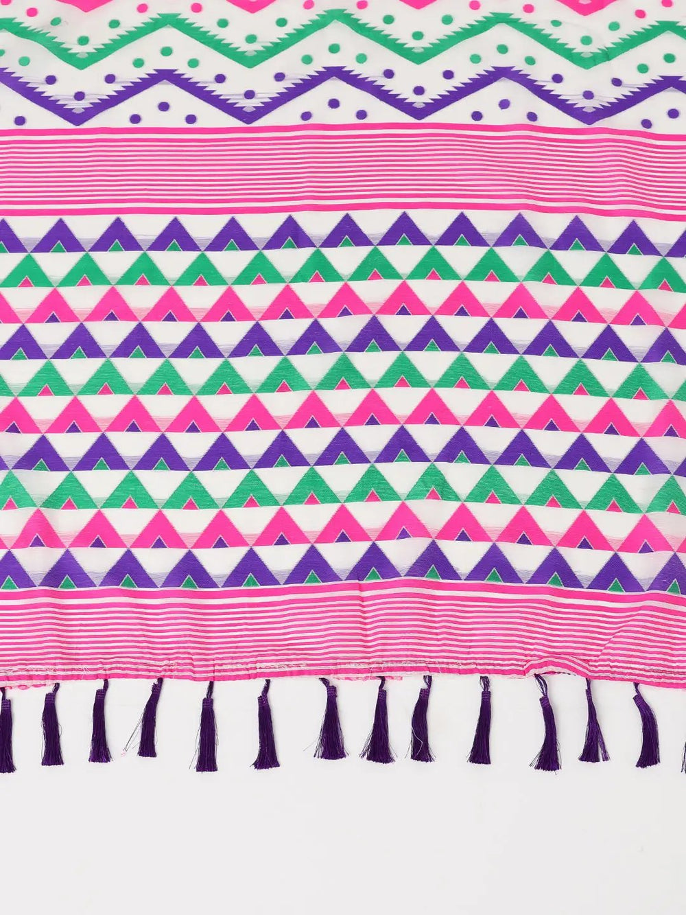  Dhakai Jamdani Cotton Silk Saree