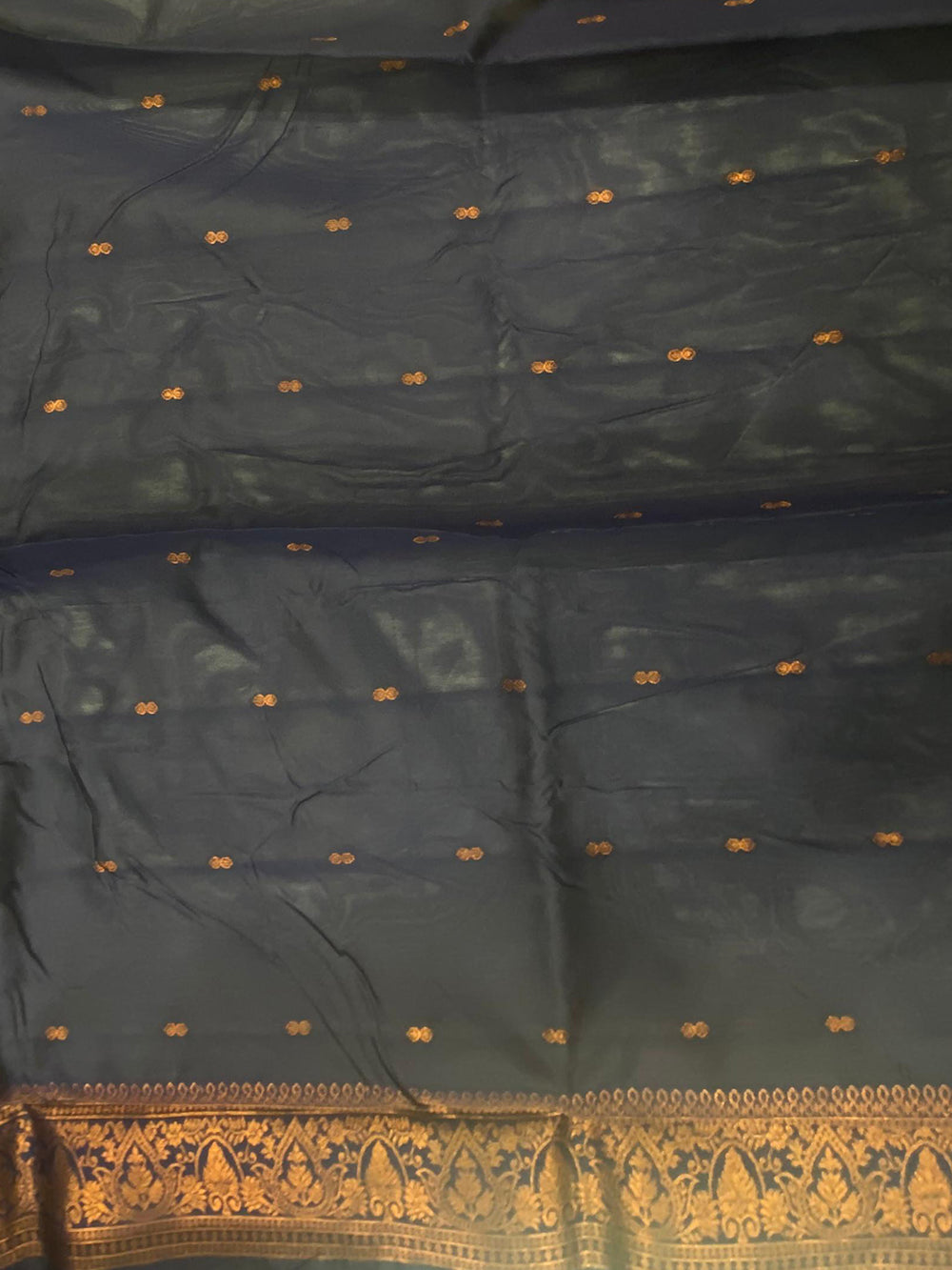 Pista Kanjivaram Tissue Saree With Gold Zari Weaving