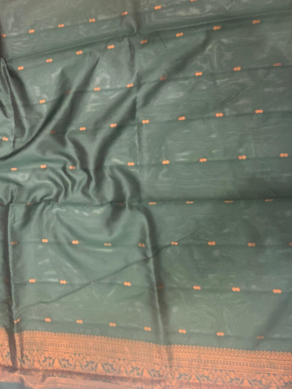 Light pink Kanjivaram saree with gold zari weaving