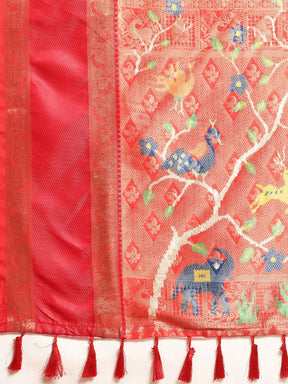 Ganga Jamuna Pattu Border Banarasi Soft Silk Saree
