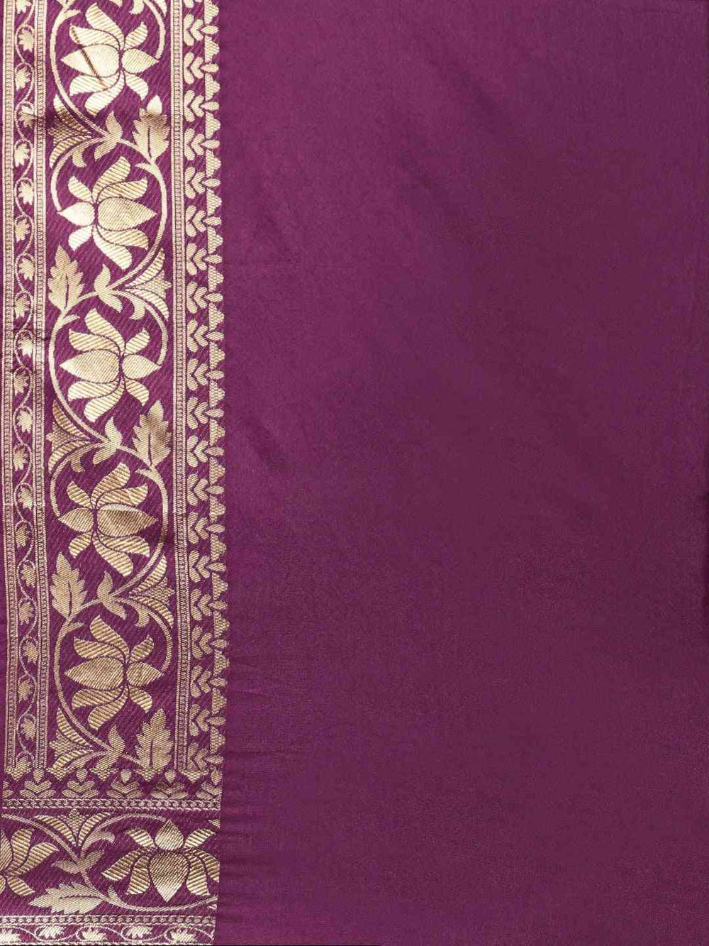 Banarasi Silk Burgundy Colour Ethnic Motifs Saree