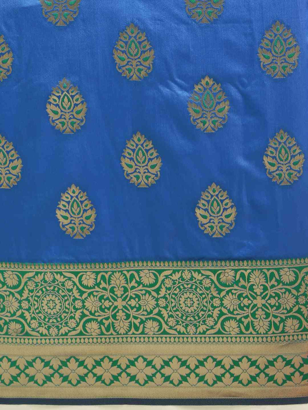 Banarasi Royal Blue Colour Silk saree 