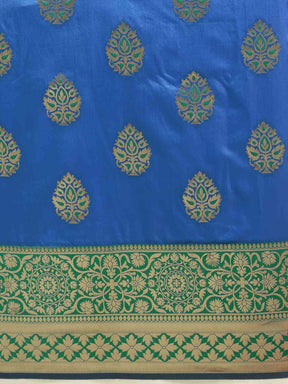 Banarasi Royal Blue Colour Silk saree 