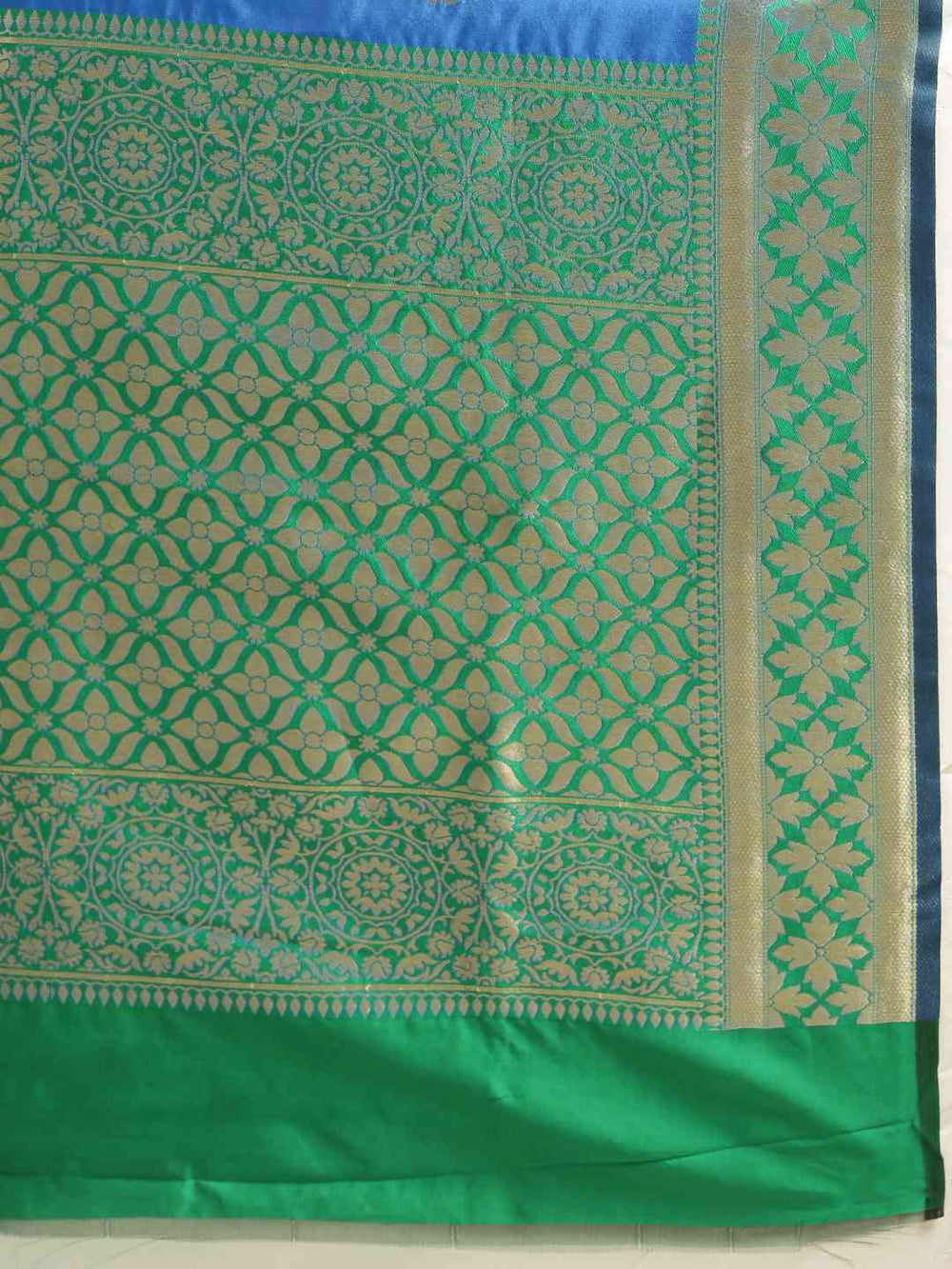 Banarasi Royal Blue Colour Silk saree 