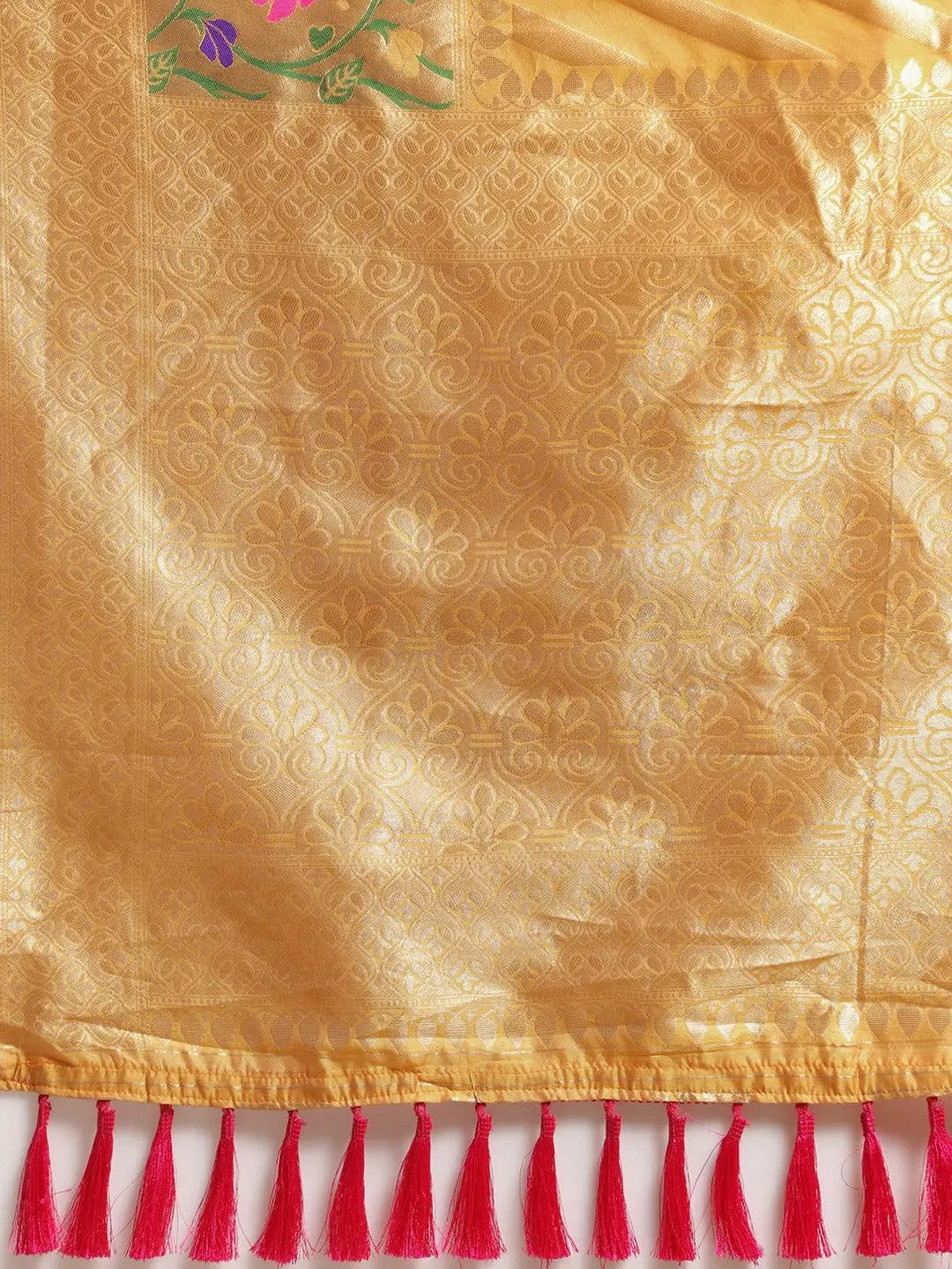 Shop Banarasi Geometric Design Katan Silk Saree | Vastranand