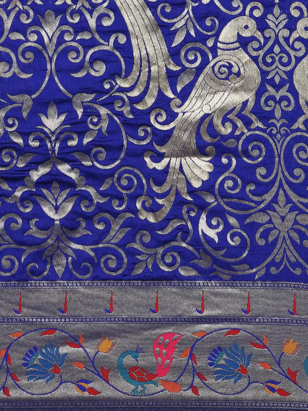 Exquisite Yevla Paithani Minakari Work Silk Saree