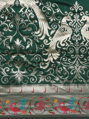 Exquisite Yevla Paithani Minakari Work Silk Saree