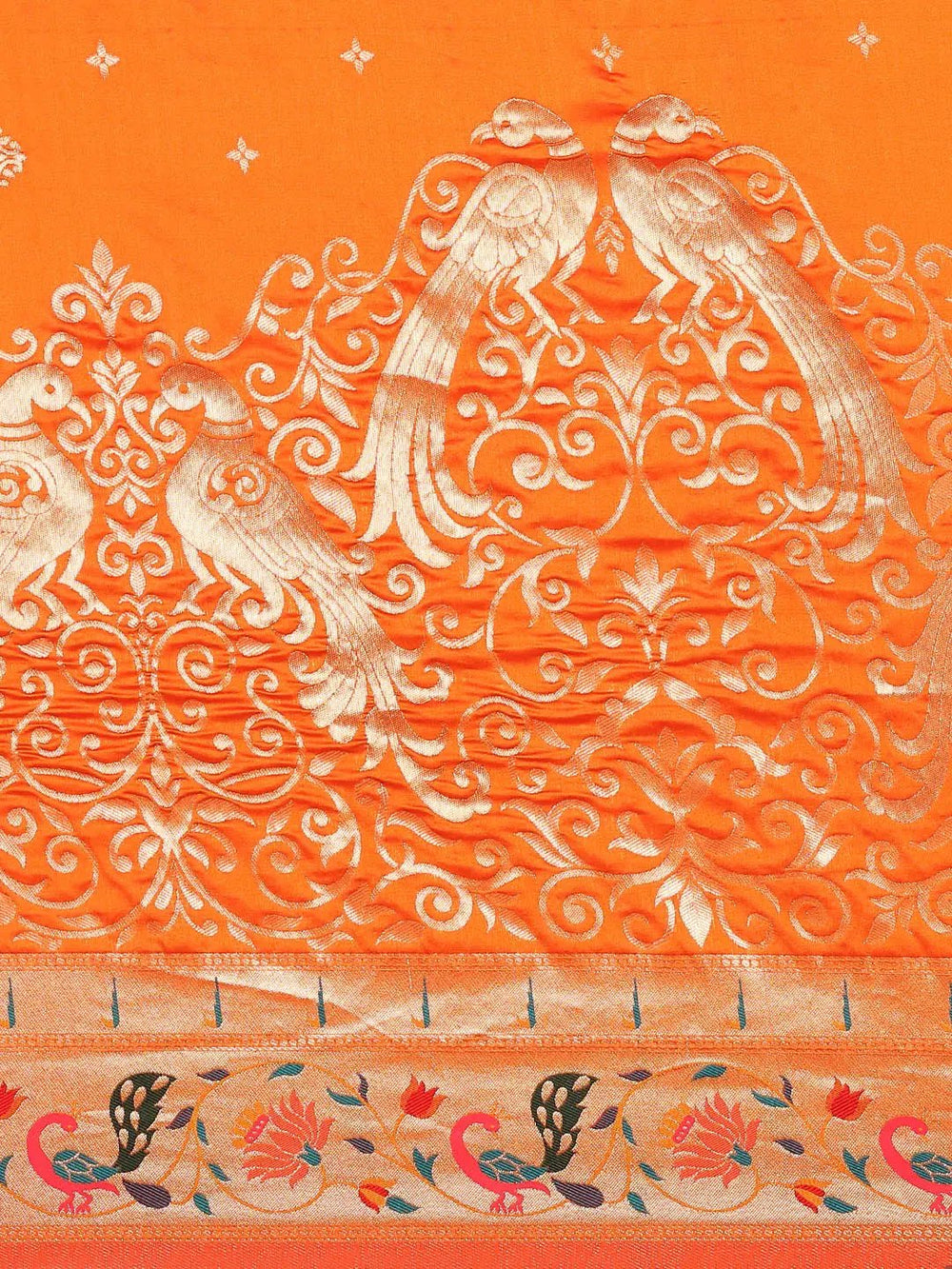 Exquisite Yevla Paithani Minakari Work Silk Saree