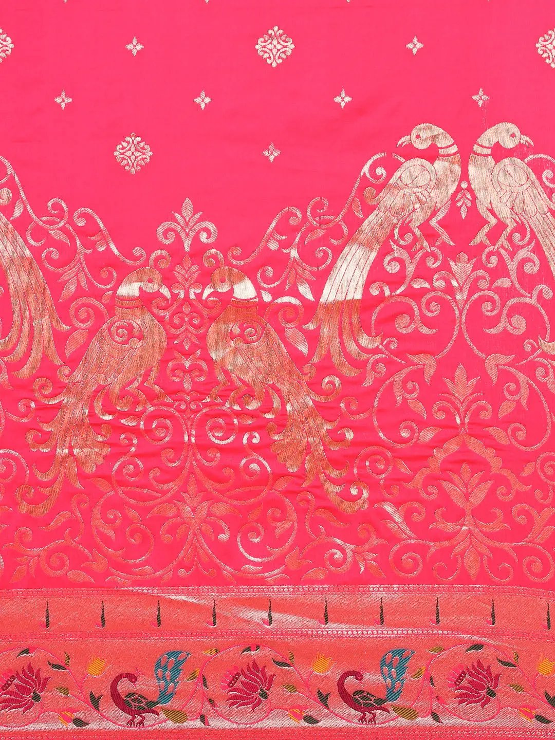 Exquisite Yevla Paithani Minakari Work Silk Saree