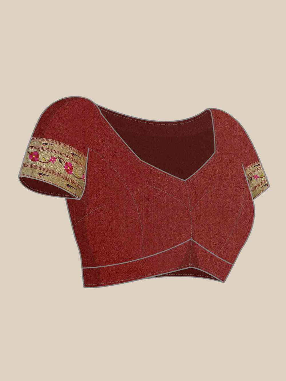 Exquisite Yevla Paithani Minakari Work Silk Saree