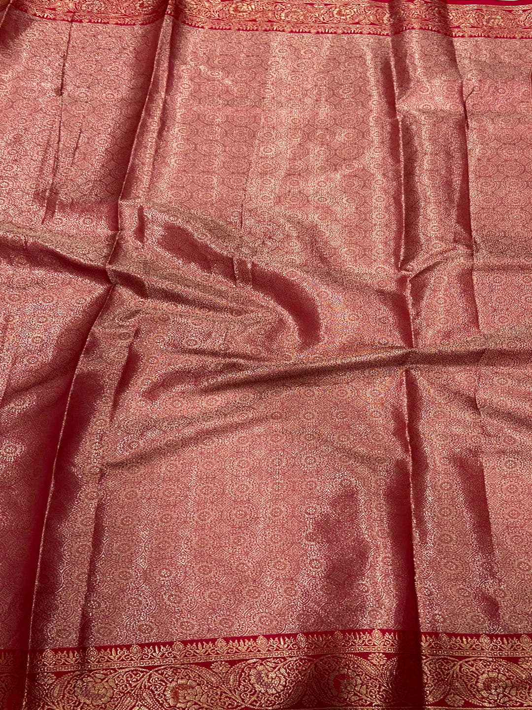 Regal Wine Kora Tissue Saree