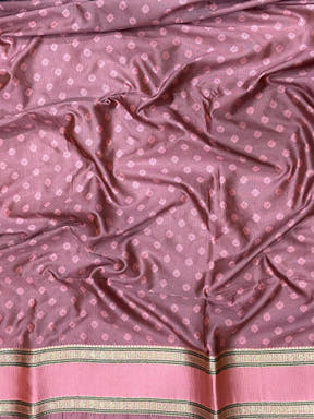 Bottle Green Soft Silk Floral Butta Saree