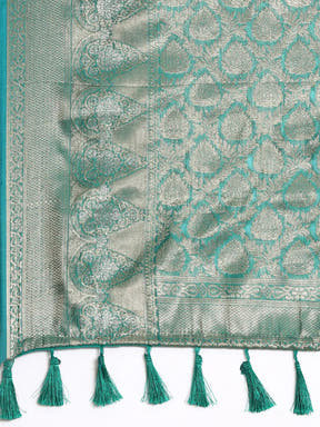 Banarasi Katan Tissue Silk Lehriya Desine Festive Wear Saree