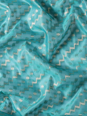 Banarasi Katan Tissue Silk Lehriya Desine Festive Wear Saree