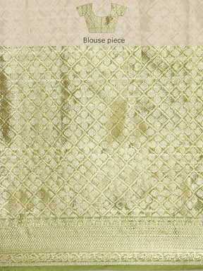 Banarasi Katan Tissue Silk Lehriya Desine Festive Wear Saree