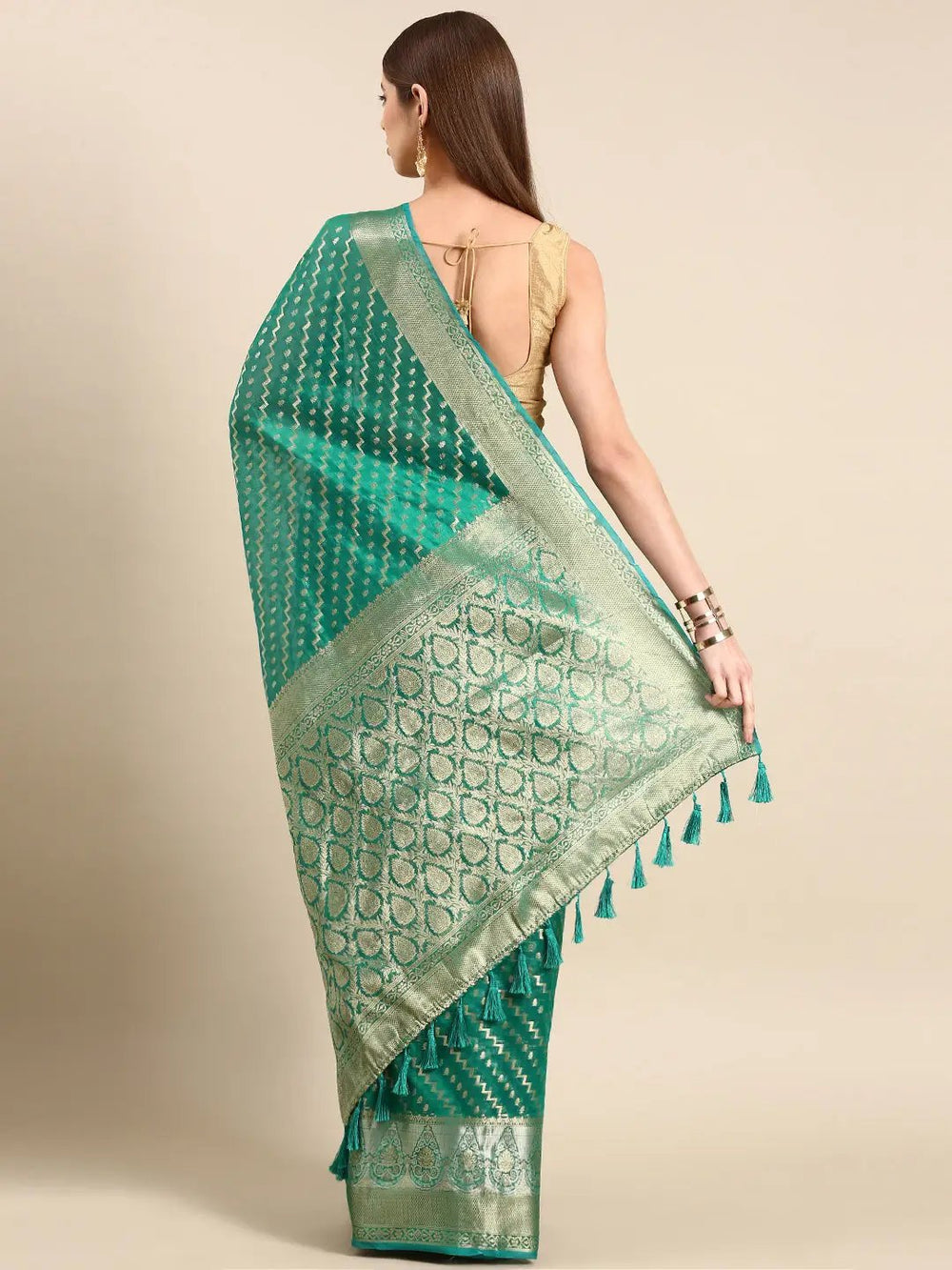  Banarasi Katan Tissue Silk Saree for Festive Wear