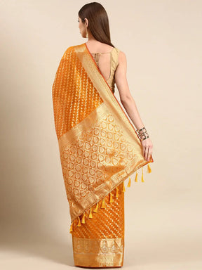  Banarasi Katan Tissue Silk Saree for Festive Wear