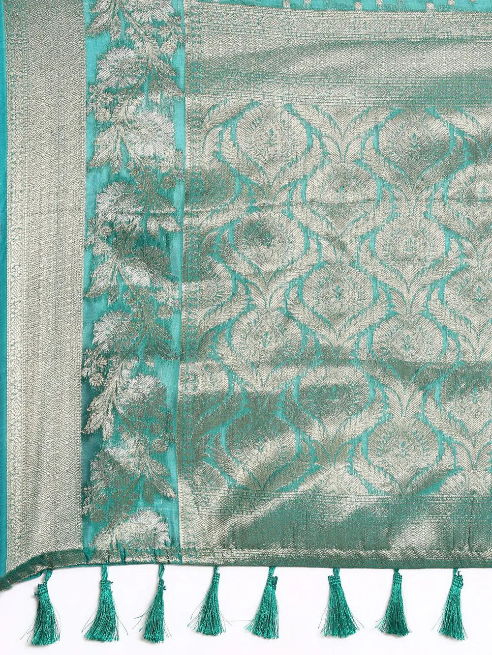  Banarasi Katan Silk Butti Design Saree 