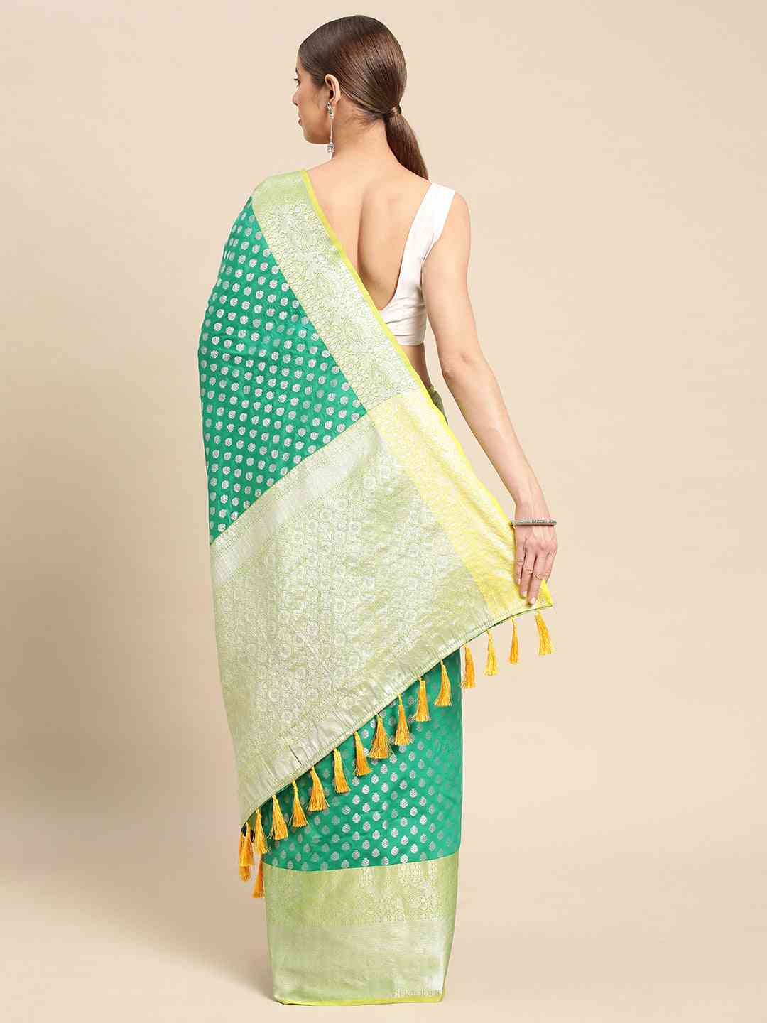  Banarasi Katan Silk Butti Design Saree 