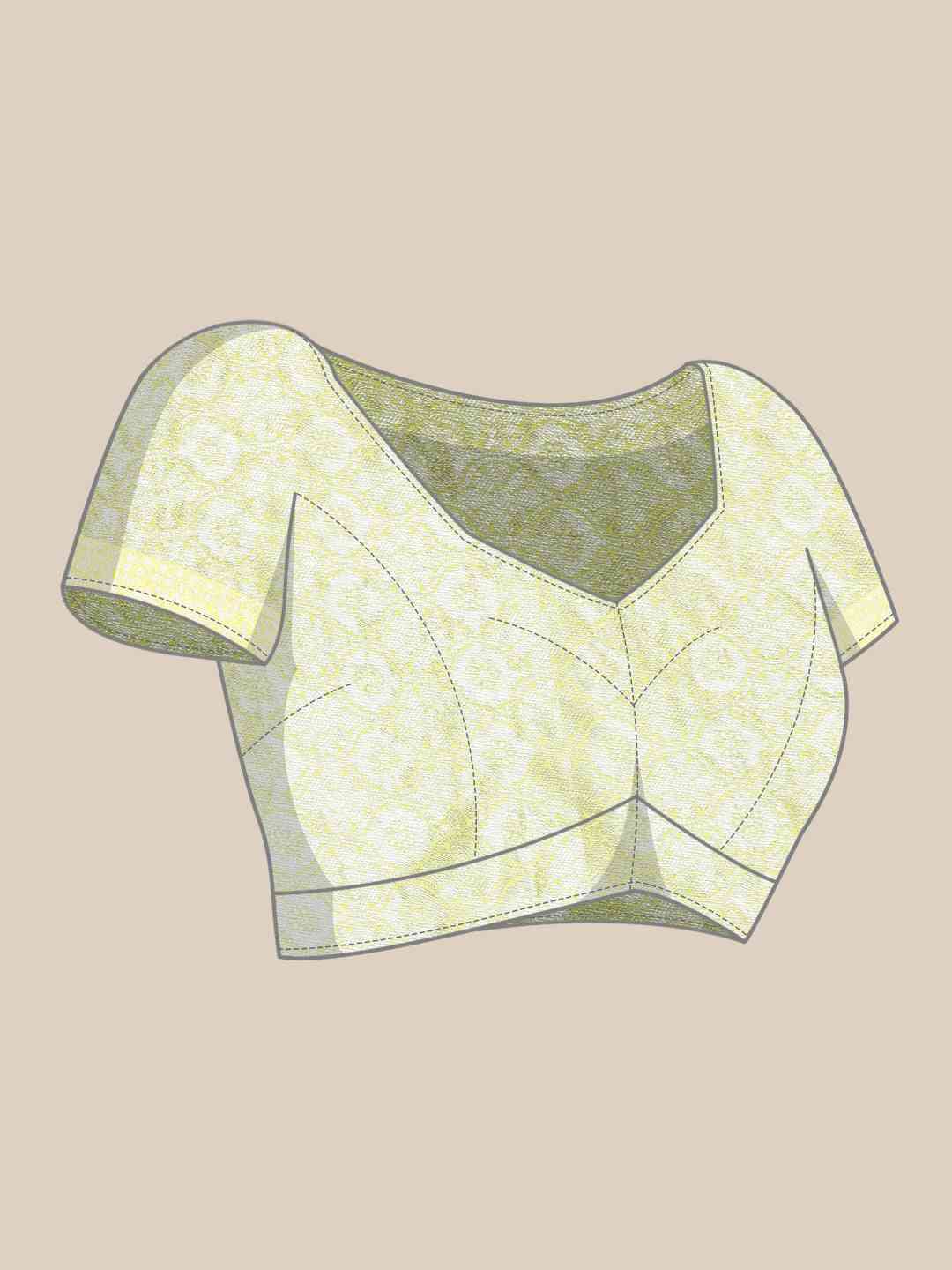  Banarasi Katan Silk Butti Design Saree 
