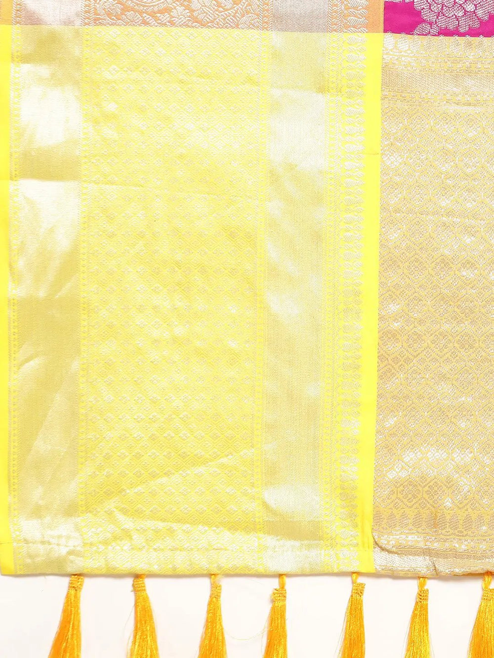 Banarasi Katan Silk Flower Design Saree