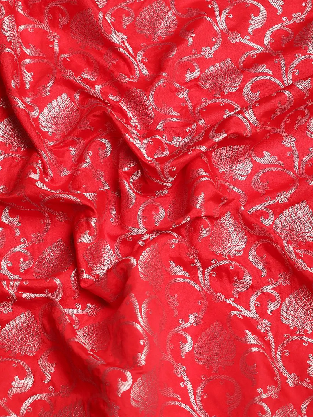 Banarasi Katan Silk Flower Design Saree