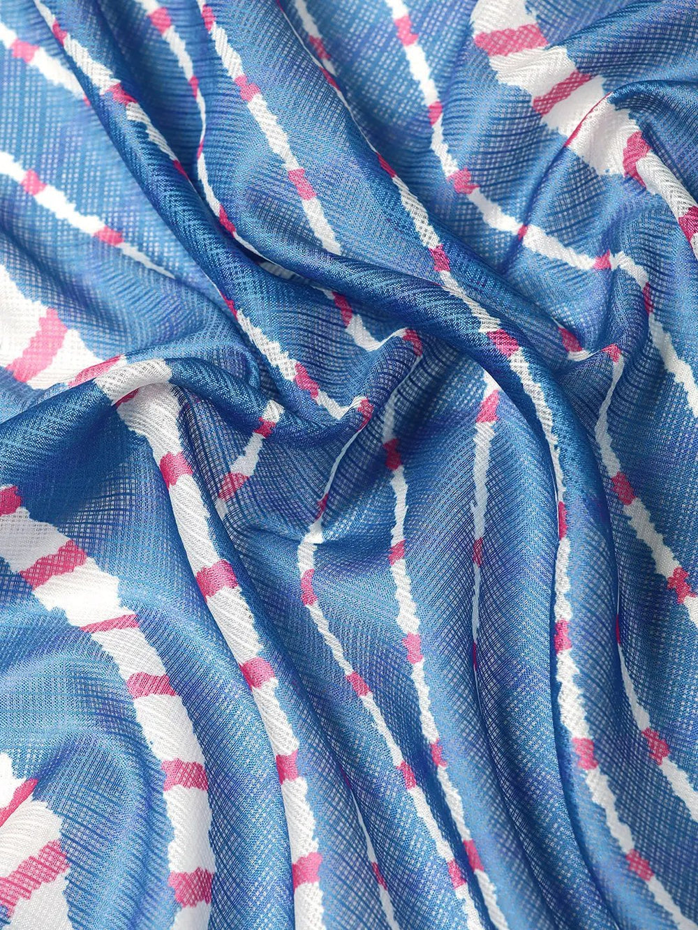 Soft Satin Kota Doriya Batik Print Saree