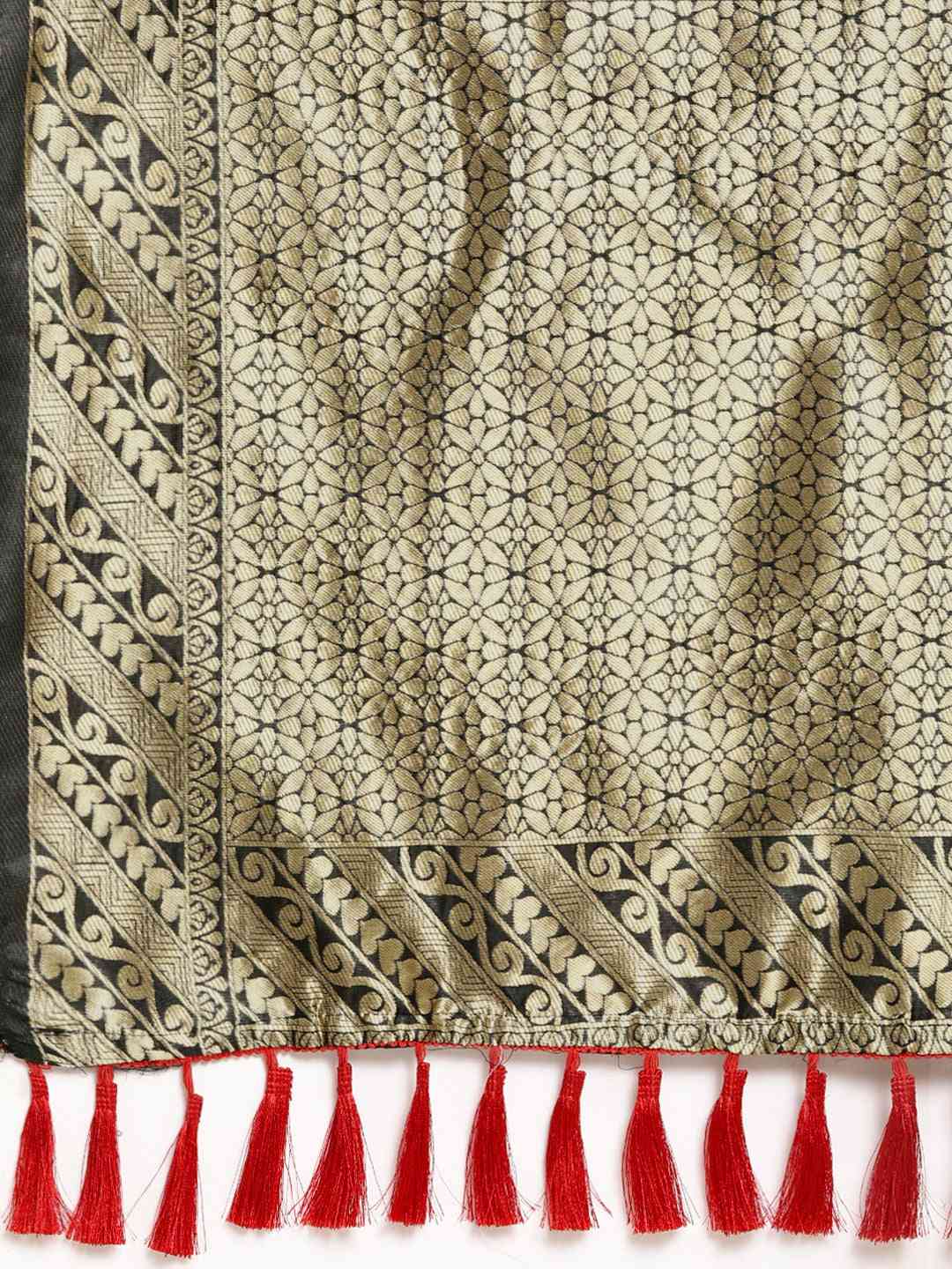 Exclusive Banarasi Red Colour Woven Design Silk Saree