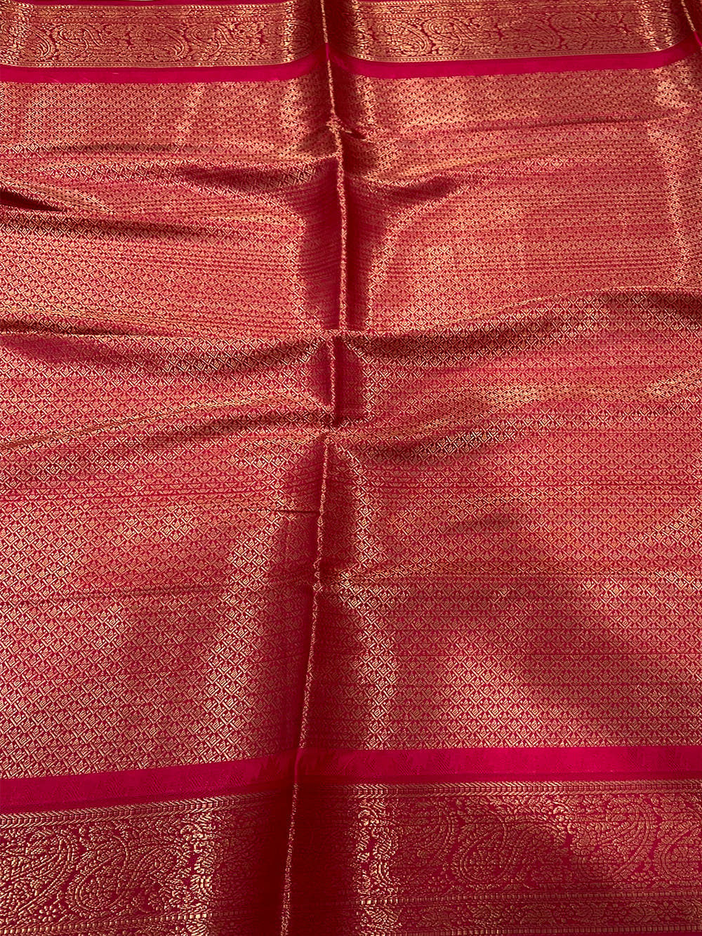 Pink Floral Bloom Kovai Rettapet Saree