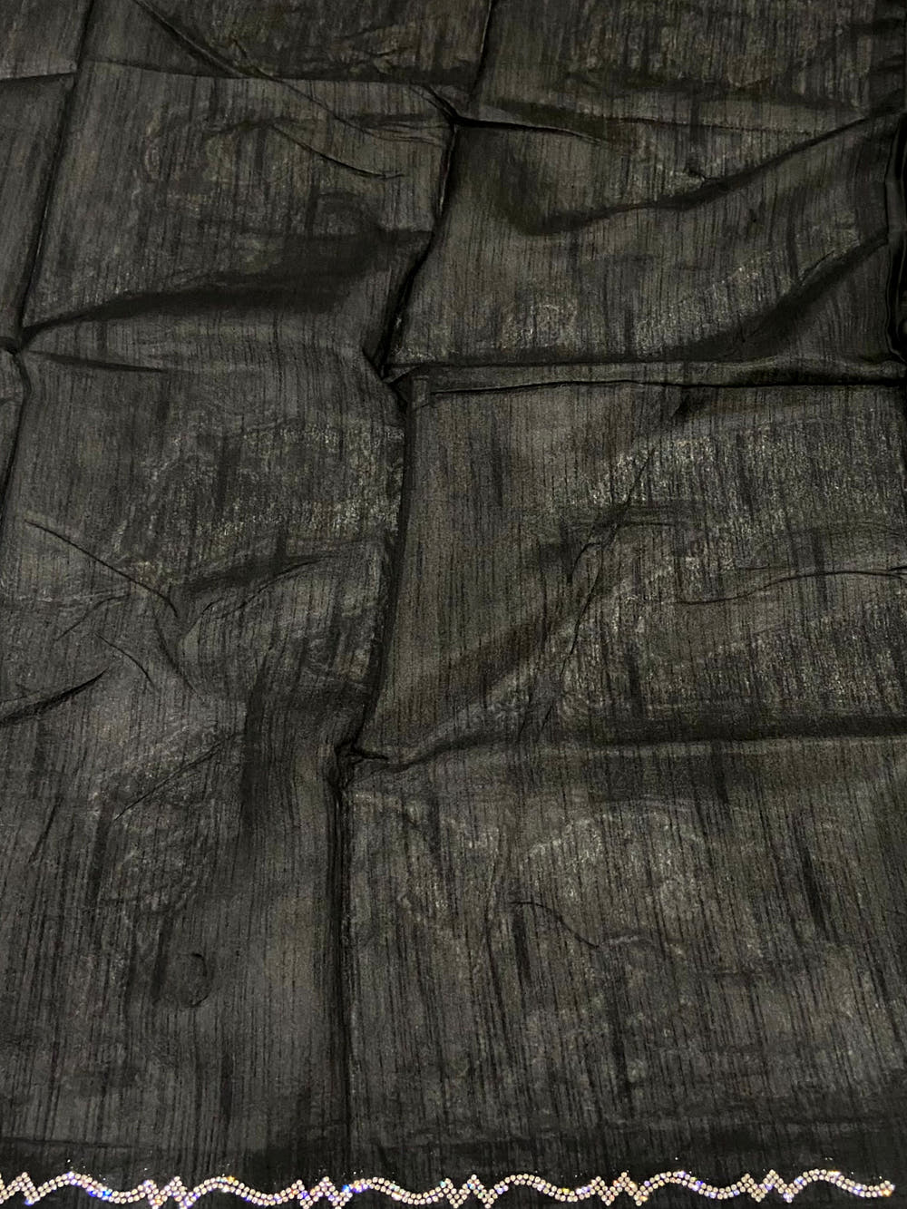 Black Rangoli Silk Saree