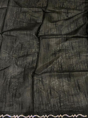 Black Rangoli Silk Saree
