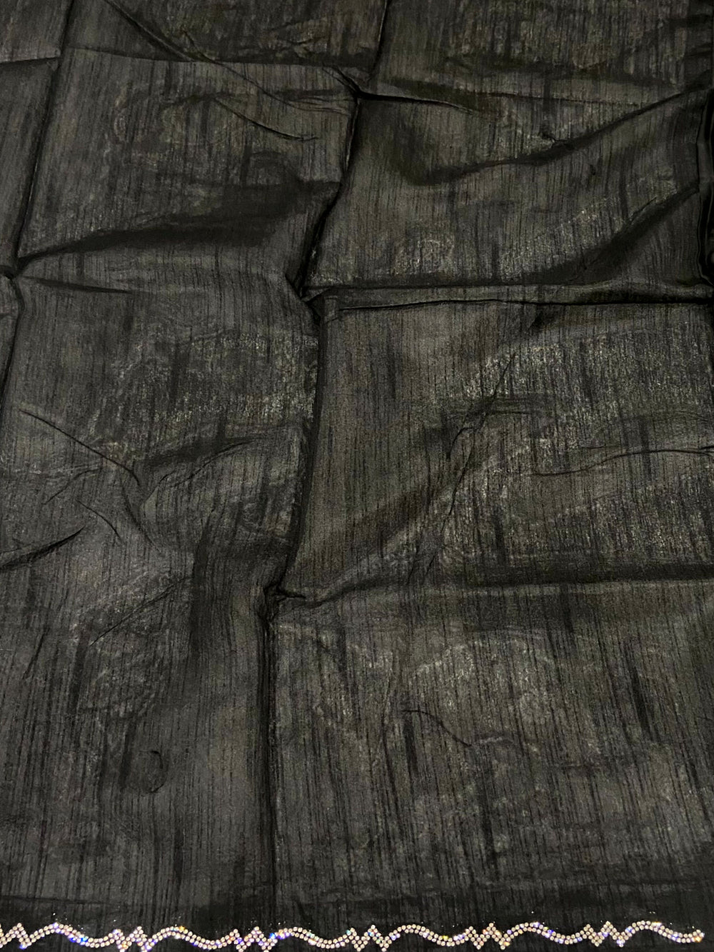 Black Rangoli Silk Saree