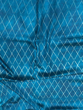 Blue Leheriya Gamthi Silk Sarees