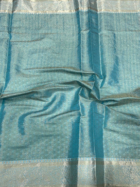 Blue Soft Kanjivaram Silk Saree