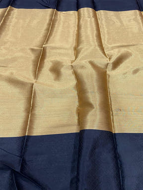 Mustard Yellow Kora Silk Kalamkari Print Saree


