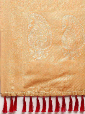 Stylish Bollywood Orange Colour Cotton Saree