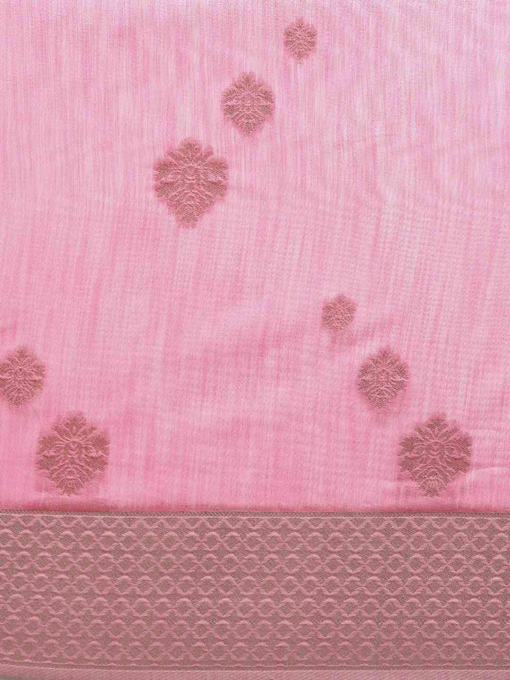Bollywood Pink Colour Cotton Saree