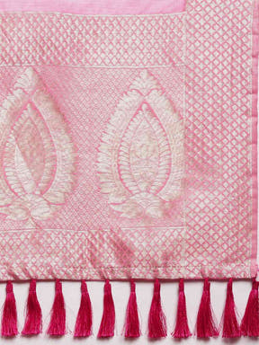 Bollywood Pink Colour Cotton Saree