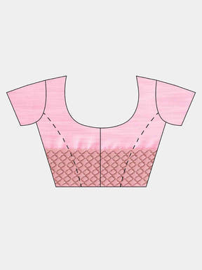 Bollywood Pink Colour Cotton Saree
