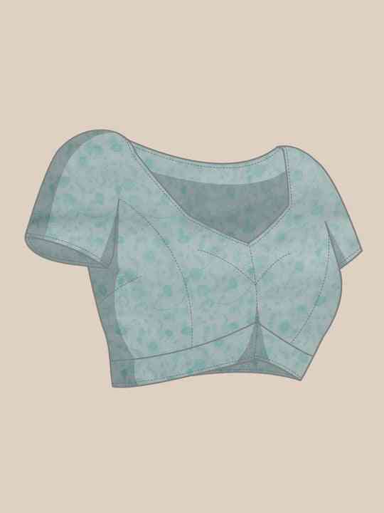 Soft Satin Georgette Saree in Pristel Colour