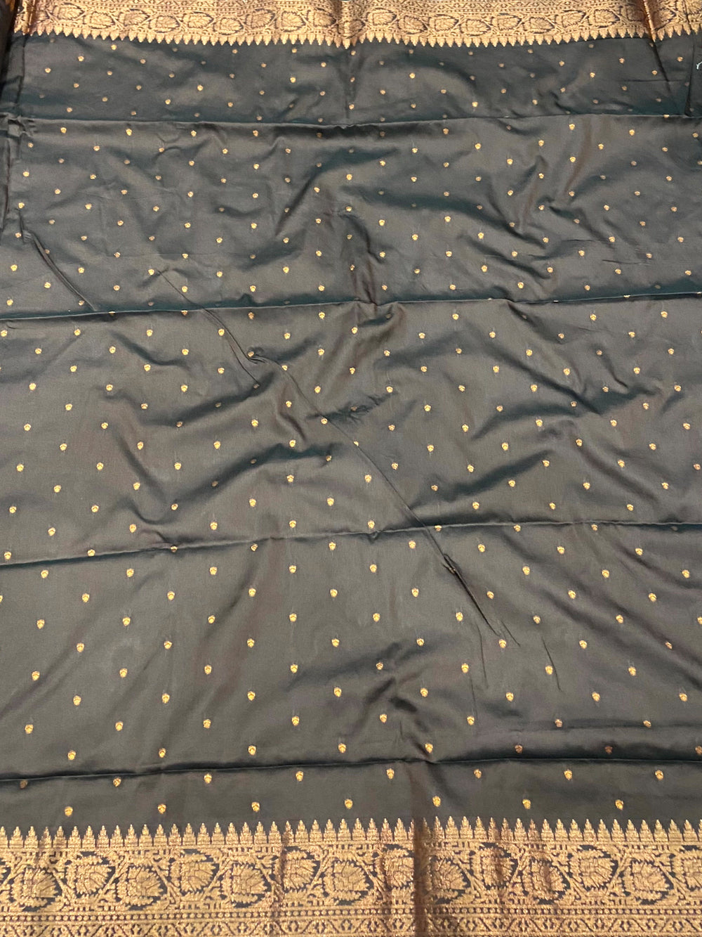 Brown Soft Silk Coppar Zari Weaving Saree