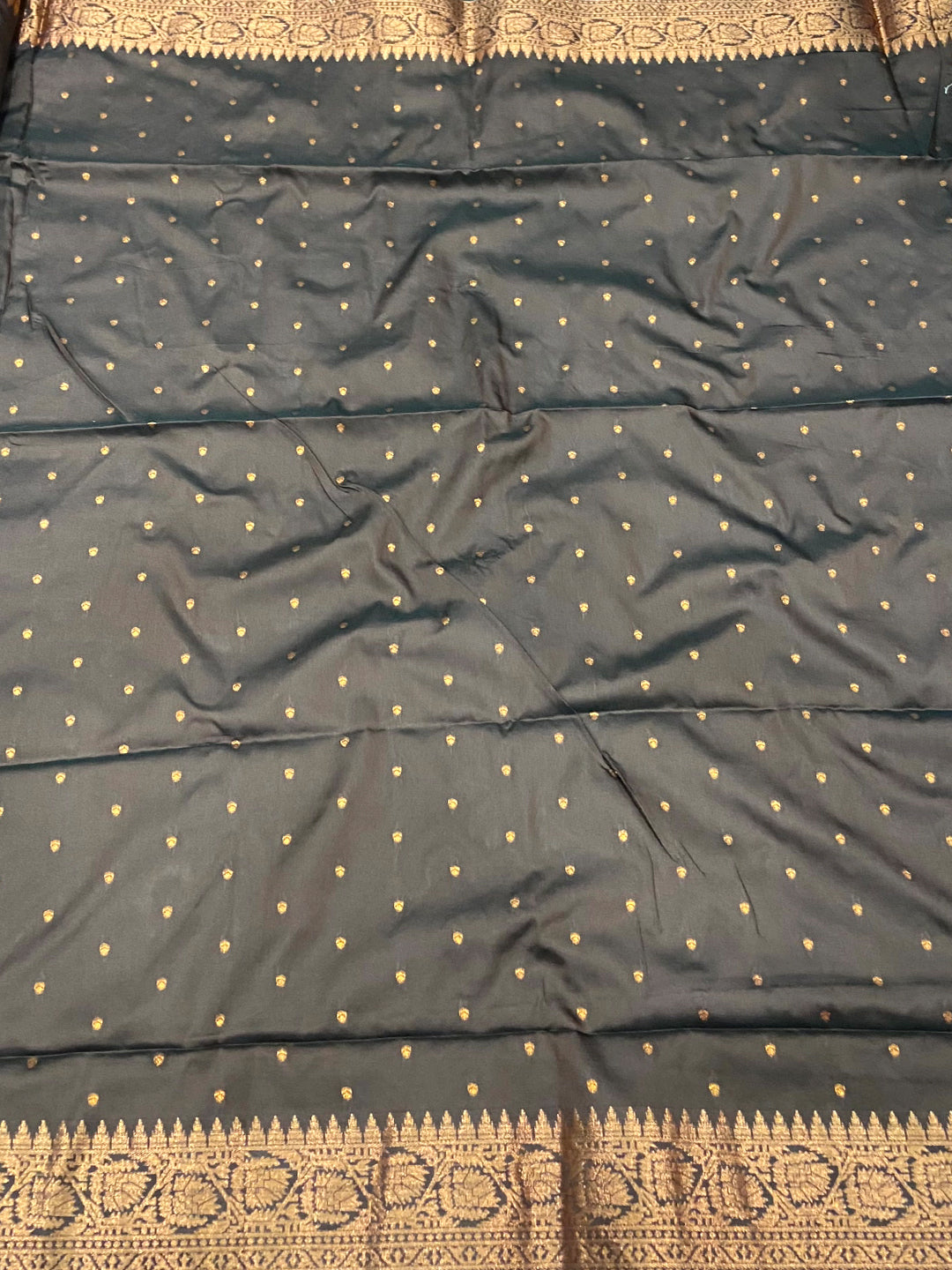 Brown Soft Silk Coppar Zari Weaving Saree
