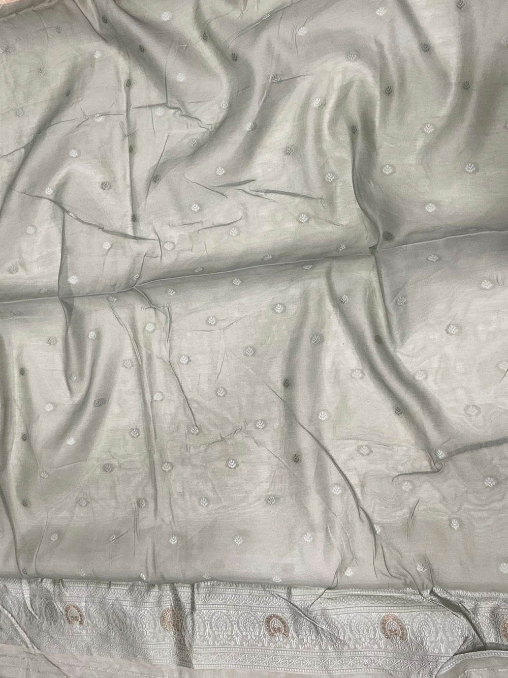 Lakhani Cotton Ombre Kalamkari Saree