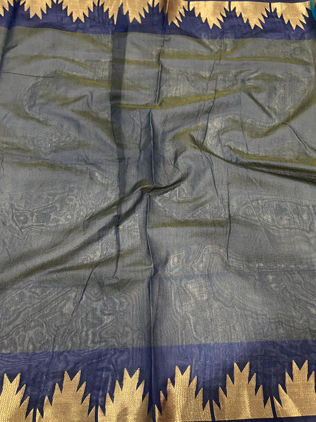 Green Banarasi Raw Silk Ikkat Saree
