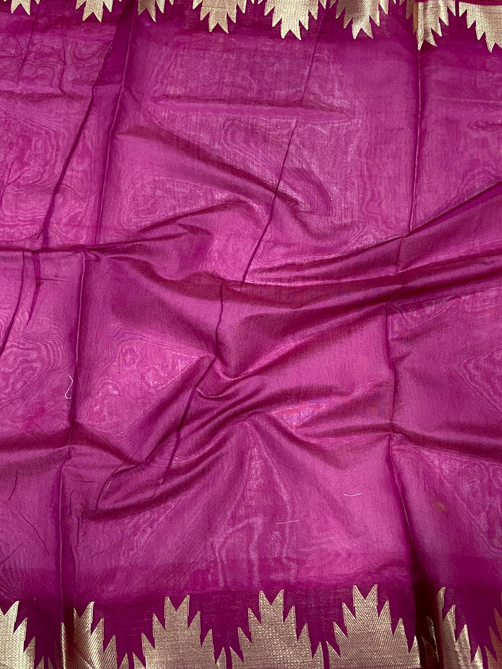 Peach Banarasi Raw Silk Ikkat Saree