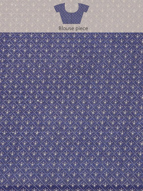 Stylish Striped Print Silk Saree with Sequenced Work