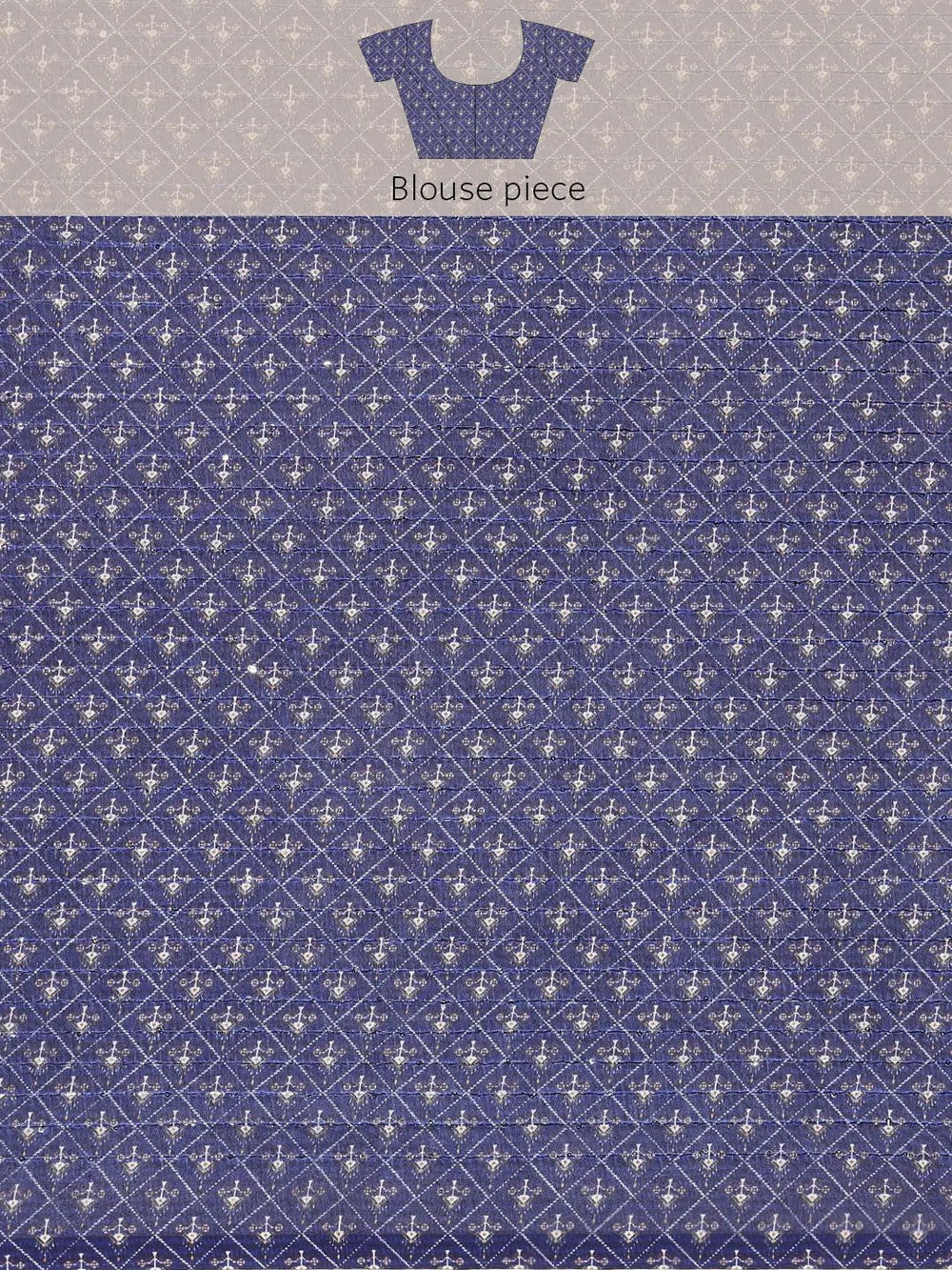 Stylish Striped Print Silk Saree with Sequenced Work