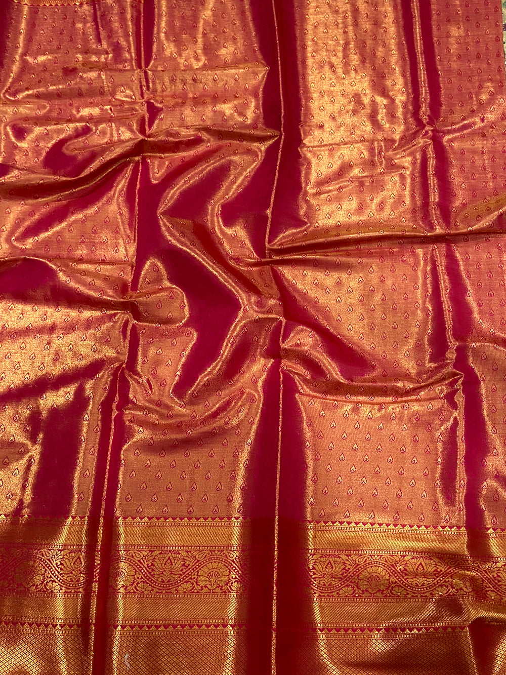 Rani Dharmavaram Butterfly Silk Saree